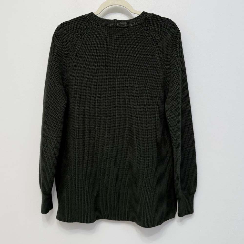 Athleta Dark Green Switchback Pullover Sweater Wo… - image 4